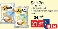 PATİTO KAŞIK CİPS 90 G